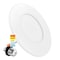 Luxrite 3-4 Inch LED Flush Mount & Recessed Light 5CCT 7.5W 650LM Dimmable J-Box or 4 Recessed Housing LR24980-1PK - alternate 1